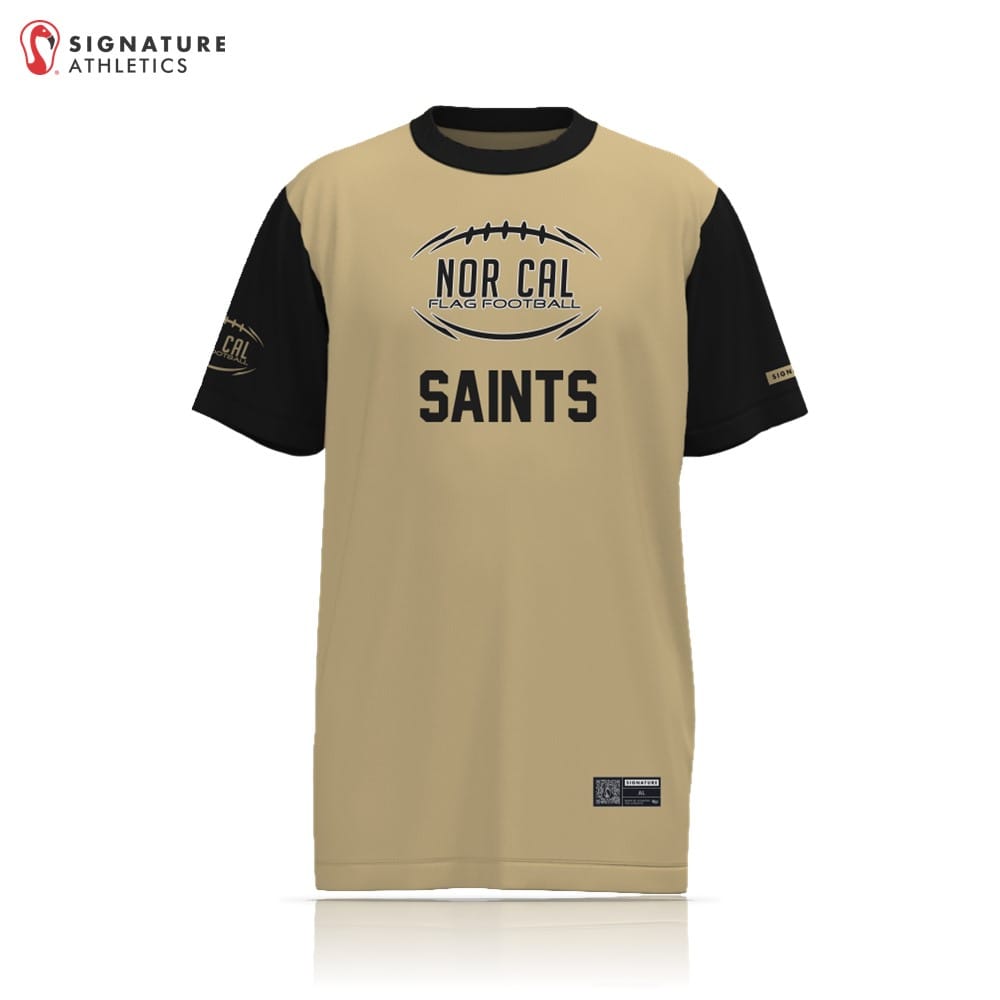 NorCal Flag Football New Orlean Saints Men's 2 Piece Player Package Signature Lacrosse