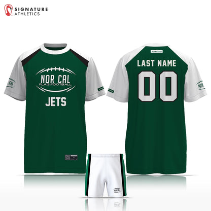 Norcal Flag Football New York Jets Men's 2 Piece Player Package Signature Lacrosse