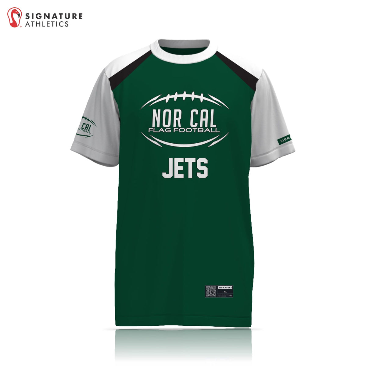 Norcal Flag Football New York Jets Men's 2 Piece Player Package Signature Lacrosse