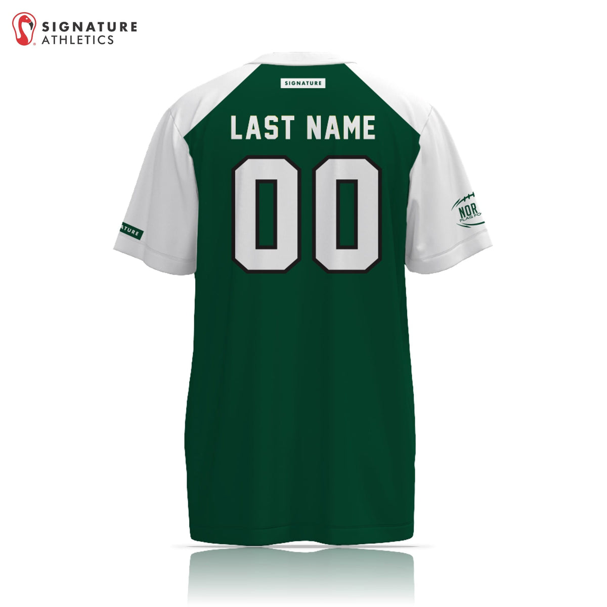Norcal Flag Football New York Jets Men's 2 Piece Player Package Signature Lacrosse
