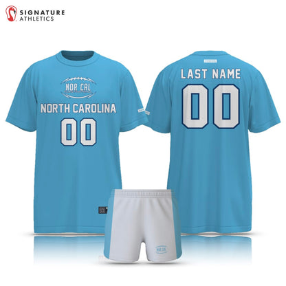 Norcal Flag Football North Carolina Men's 2 Piece Player Package Signature Lacrosse