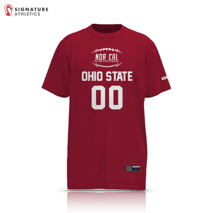 Norcal Flag Football Ohio State Men's Short Sleeve Tech Tee Signature Lacrosse