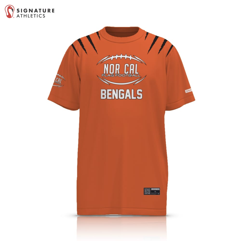 Norcal Flag Football Orange Cincinnati Bengals Men's 2 Piece Player Package Signature Lacrosse