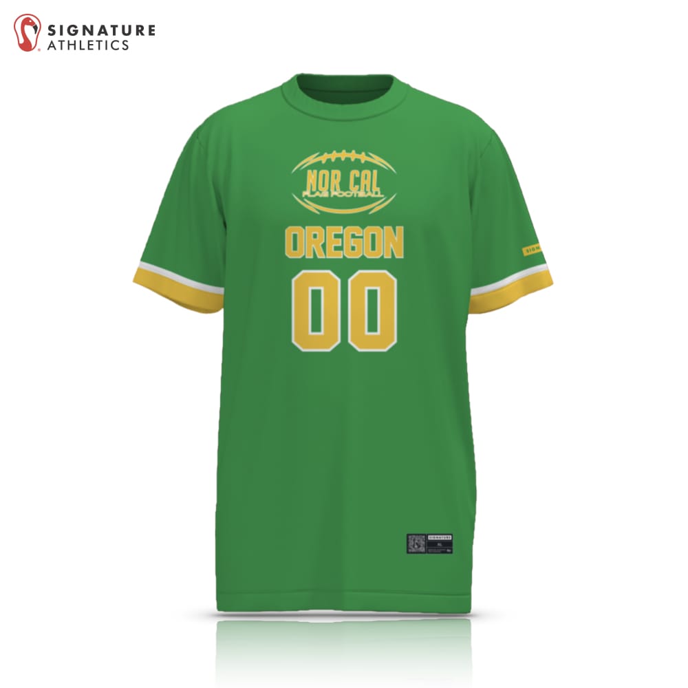 Norcal Flag Football Oregon Men's Short Sleeve Tech Tee Signature Lacrosse