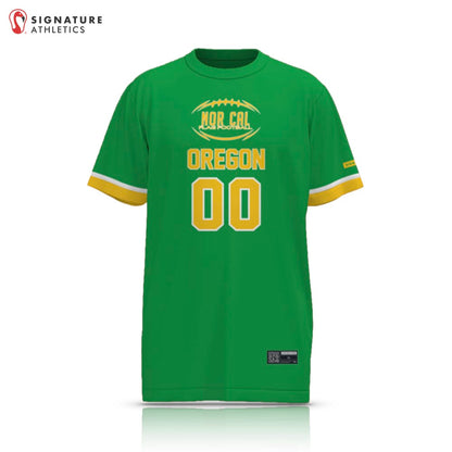 Norcal Flag Football Oregon Men's Short Sleeve Tech Tee Signature Lacrosse
