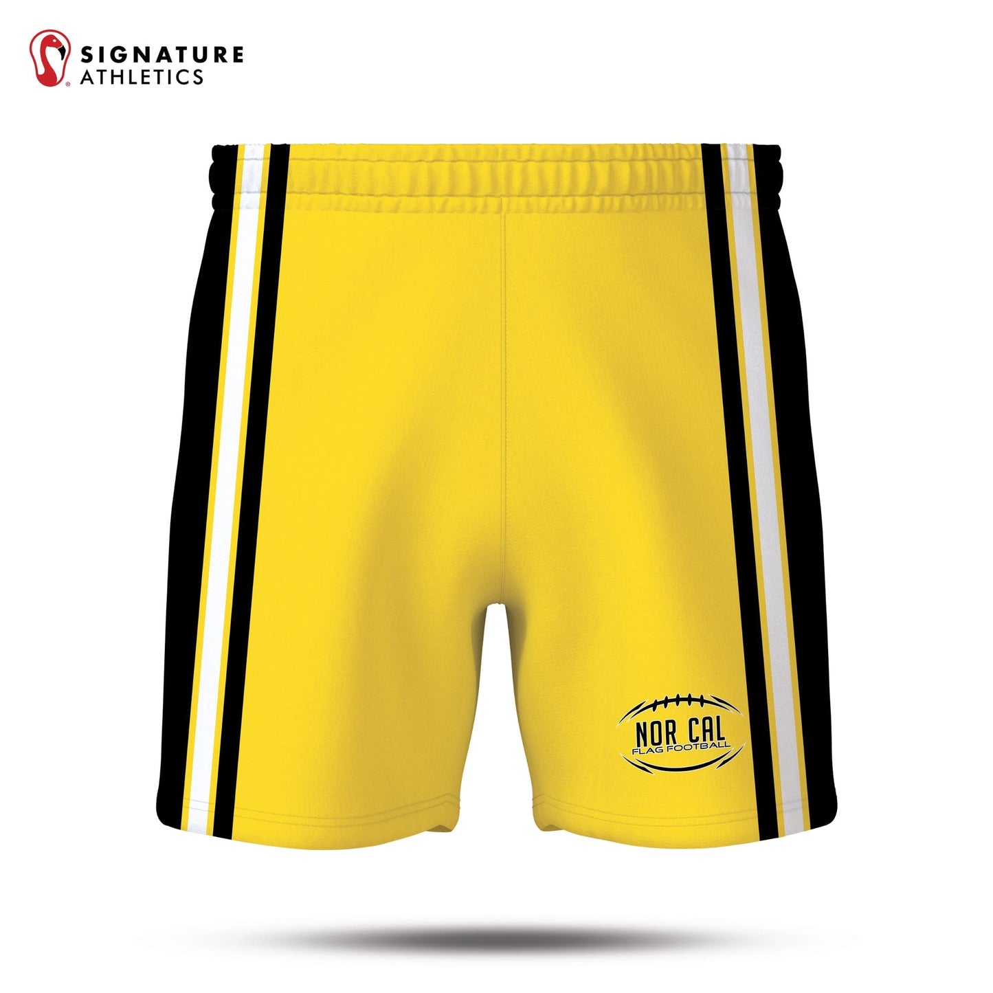 Norcal Flag Football Pittsburgh Steelers Men's Game Shorts Signature Lacrosse