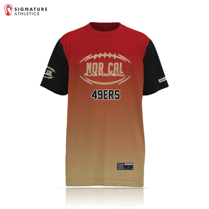 Norcal Flag Football San Francisco 49ers Men's 2 Piece Player Package Signature Lacrosse