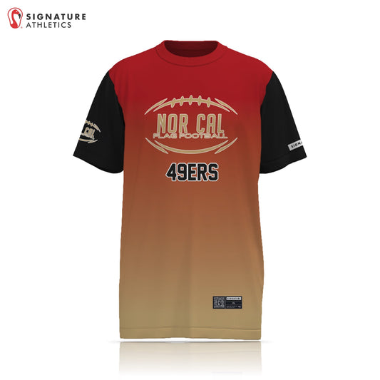 Norcal Flag Football San Francisco 49ers Men's Short Sleeve Tech Tee Signature Lacrosse