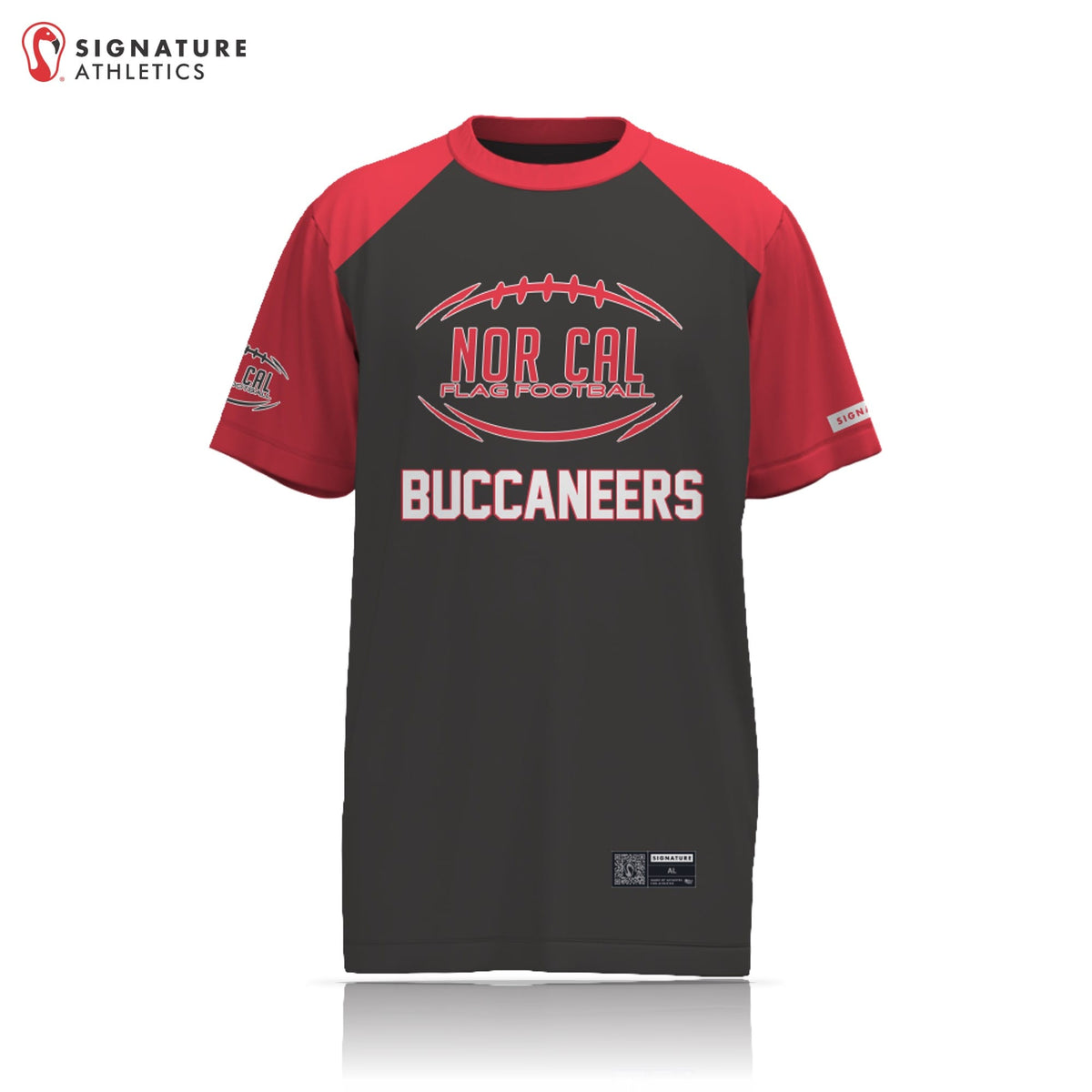 Norcal Flag Football Tampa Bay Bucaneers Men's 2 Piece Player Package Signature Lacrosse