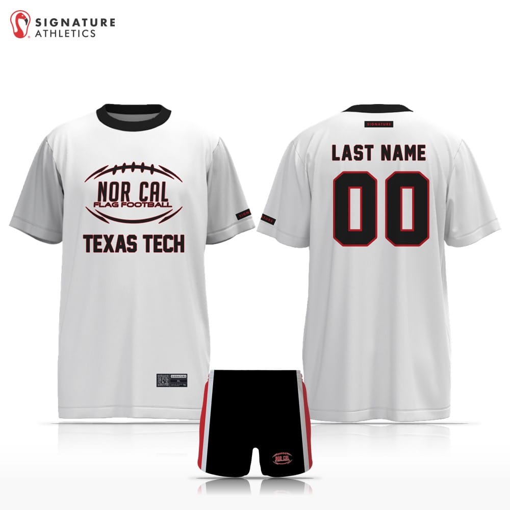 Norcal Flag Football Texas Tech Men's 2 Piece Player Package Signature Lacrosse