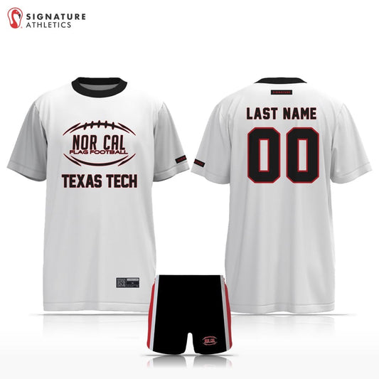 Norcal Flag Football Texas Tech Men's 2 Piece Player Package Signature Lacrosse
