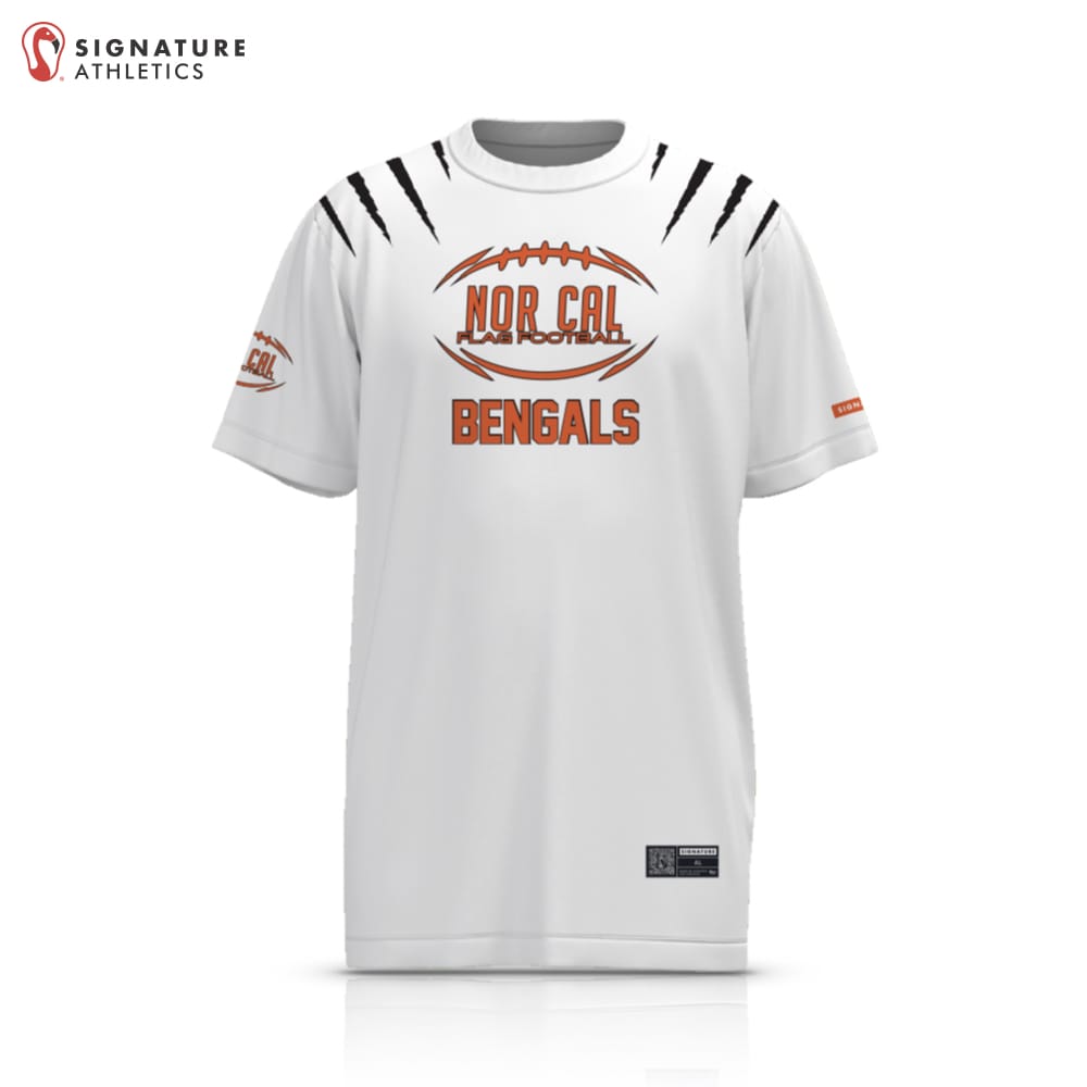 Norcal Flag Football White Cincinnati Bengals Men's 2 Piece Player Package Signature Lacrosse