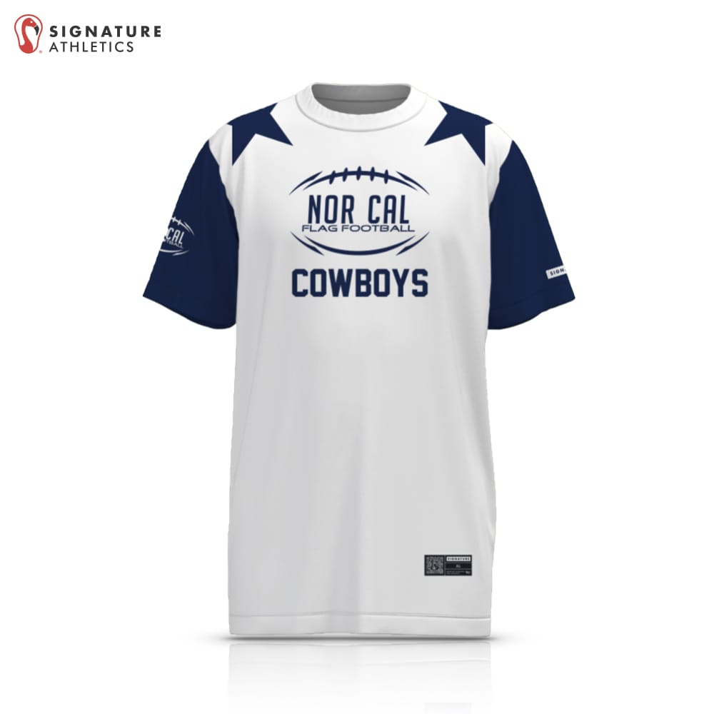 Norcal Flag Football White Dallas Cowboys Men's 2 Piece Player Package Signature Lacrosse