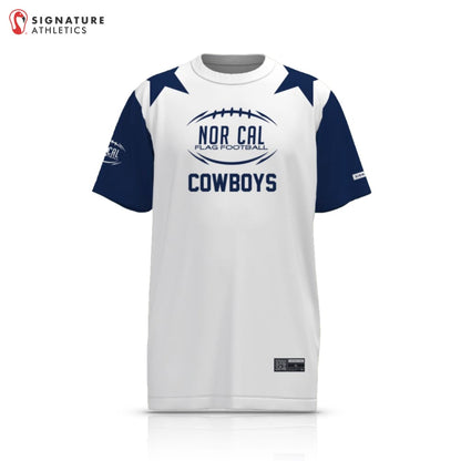 Norcal Flag Football White Dallas Cowboys Men's 2 Piece Player Package Signature Lacrosse