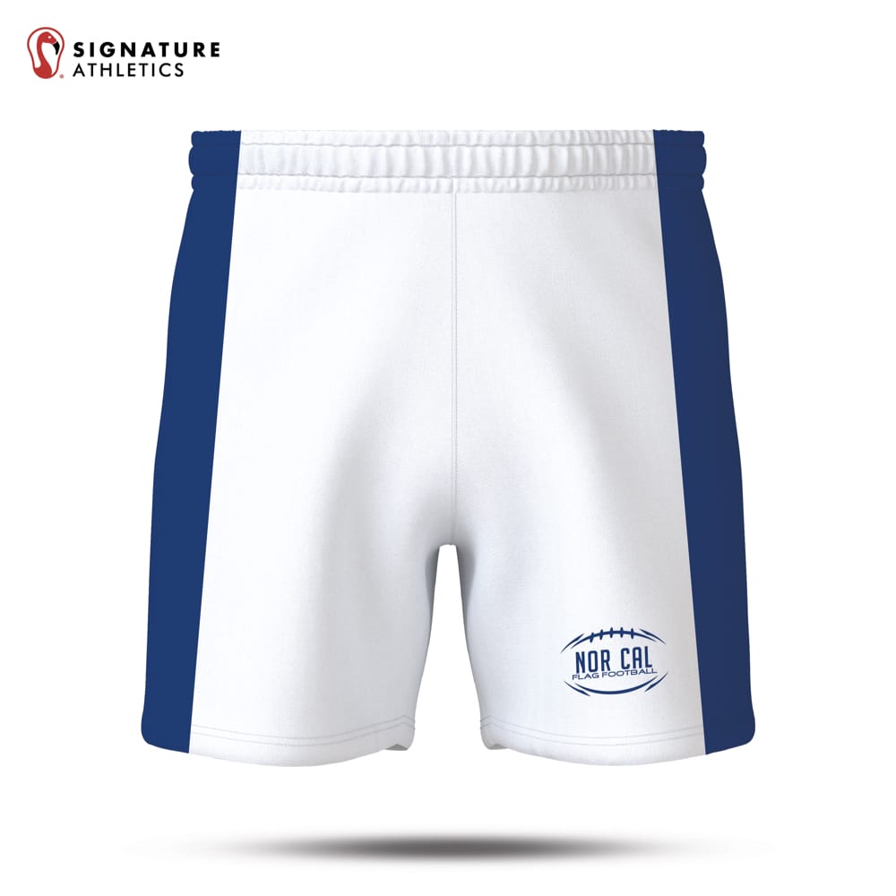 Norcal Flag Football White Dallas Cowboys Men's Game Shorts Signature Lacrosse