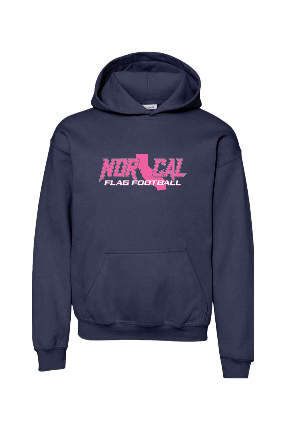 Norcal Flag Football Youth Hoodie Signature Lacrosse