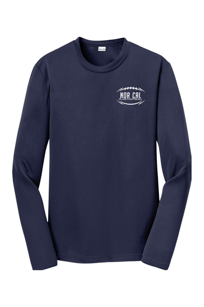 Norcal Flag Football Youth Long Sleeve T-Shirt Signature Lacrosse