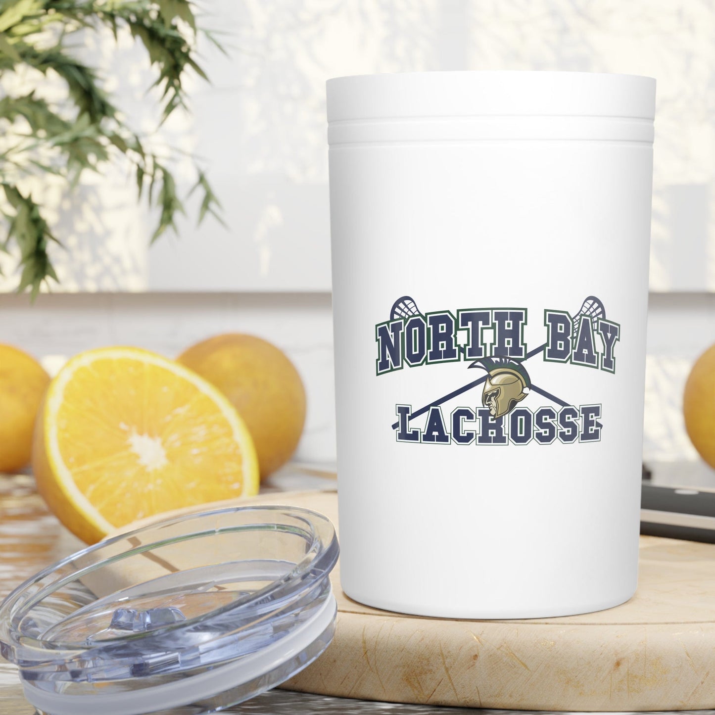 North Bay Warriors Vacuum Insulated Tumblr, 11 oz Signature Lacrosse