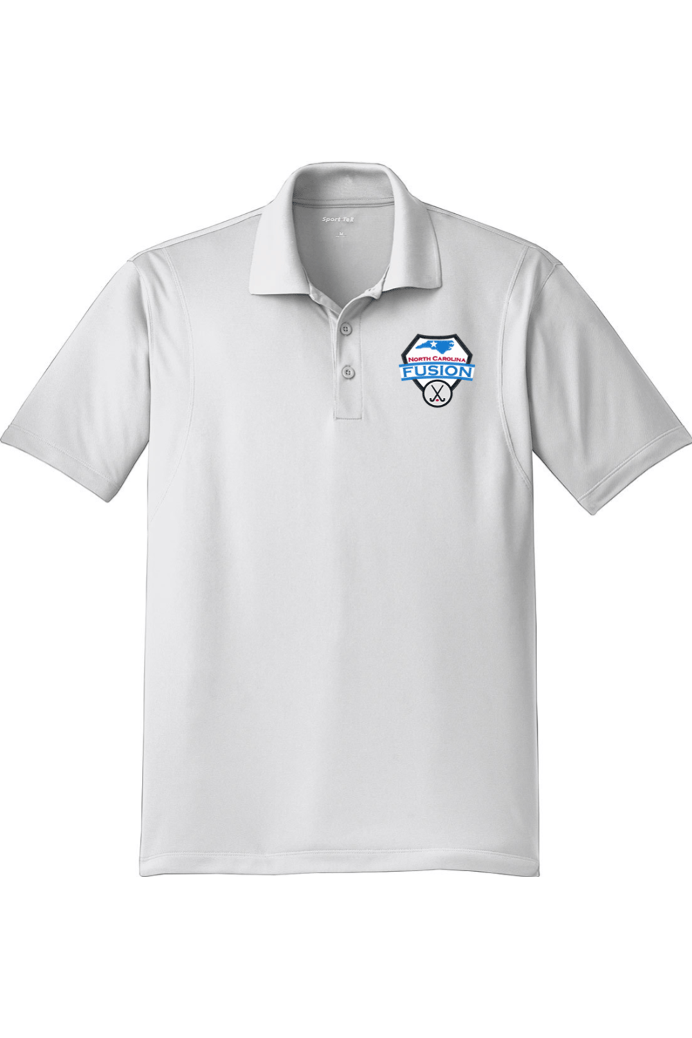 North Carolina Fusion Adult Embroidered Athletic Polo Signature Lacrosse