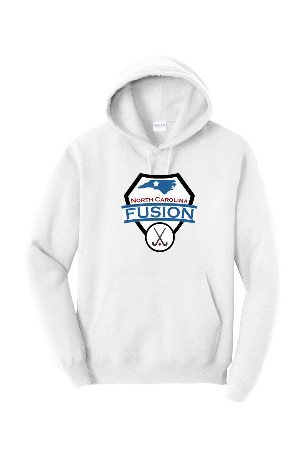 North Carolina Fusion Adult Heavyweight Hoodie Signature Lacrosse