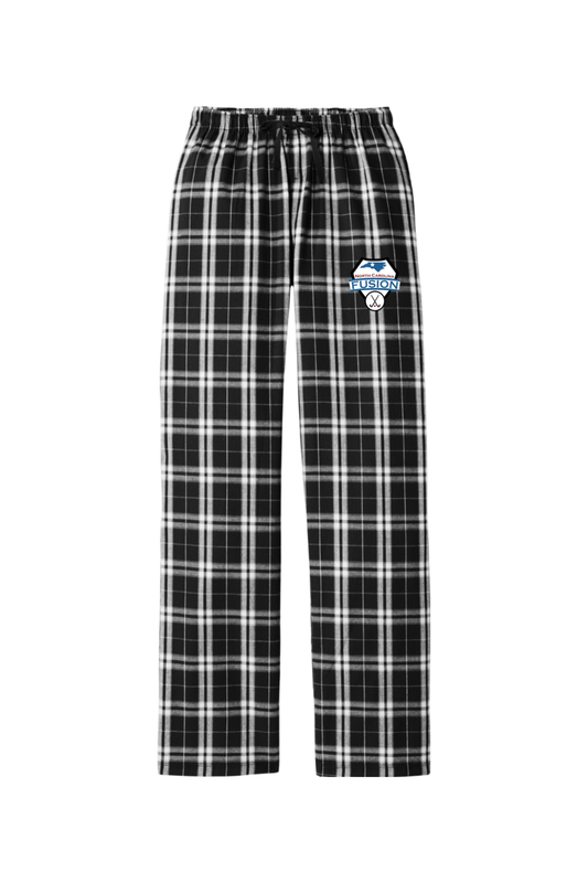 North Carolina Fusion Adult Women's Flannel Plaid Pants Signature Lacrosse
