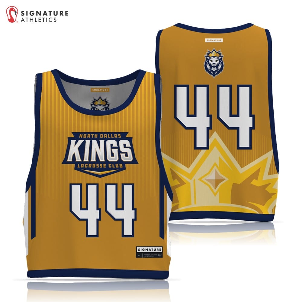 North Dallas Kings Men's Player Reversible Pinnie: North Dallas Kings Signature Lacrosse