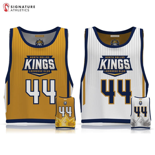 North Dallas Kings Men's Player Reversible Pinnie: North Dallas Kings Signature Lacrosse