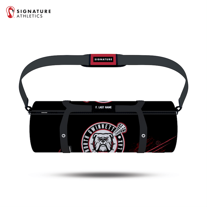 North Gwinnett Lacrosse Customizable Large Equipment Duffel Bag Signature Lacrosse