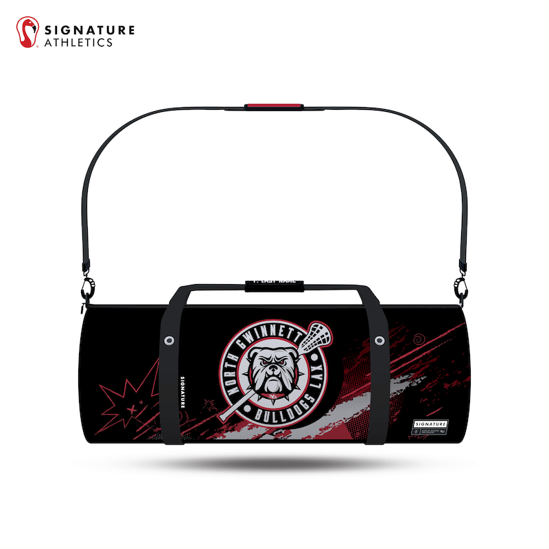 North Gwinnett Lacrosse Customizable Large Equipment Duffel Bag Signature Lacrosse