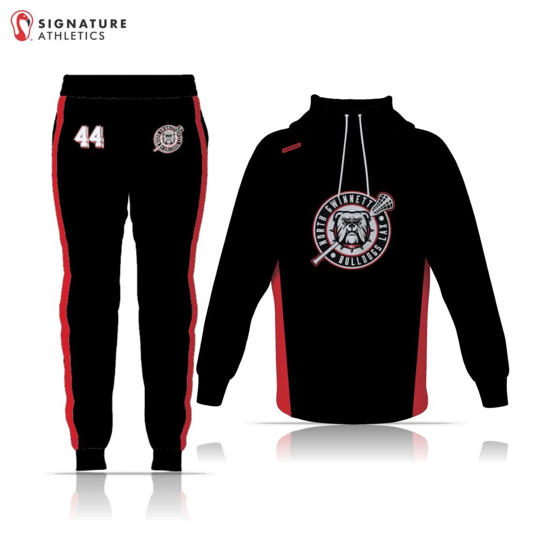 North Gwinnett Lacrosse Men's 2 Piece Travel Package: North Gwinnett LC Signature Lacrosse