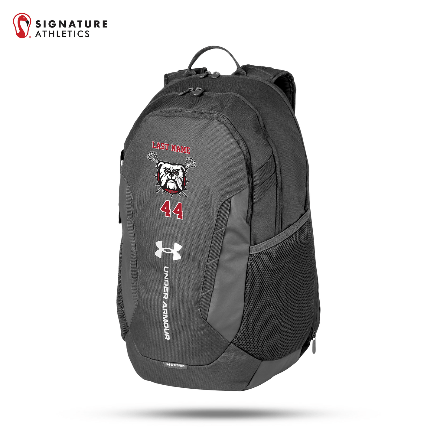 North Gwinnett Lacrosse Men's Under Armour Hustle Backpack Signature Lacrosse