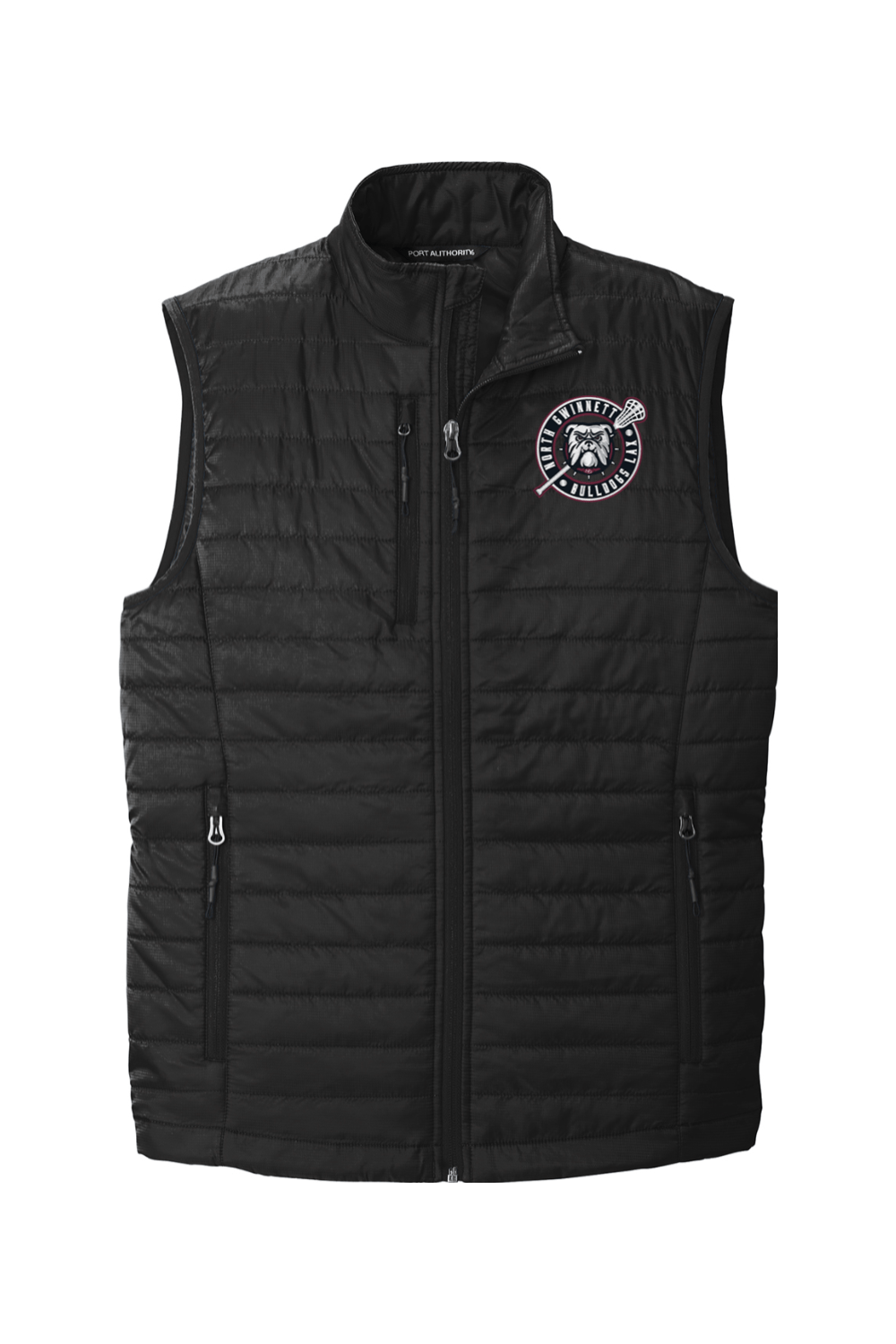 North Gwinnett Lacrosse Packable Puffy Vest Signature Lacrosse