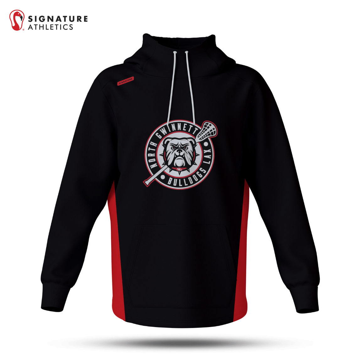 North Gwinnett Lacrosse Pro Dye Sub Scuba Hoodie: North Gwinnett LC Signature Lacrosse