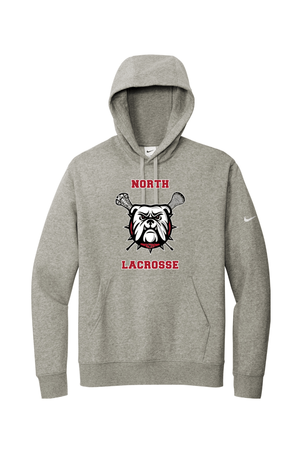 North Gwinnett Lacrosse Sleeve Swoosh Pullover Hoodie Signature Lacrosse