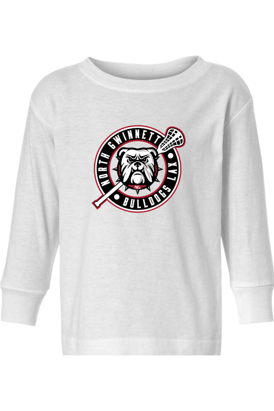 North Gwinnett Lacrosse Toddler Long Sleeve T-Shirt Signature Lacrosse
