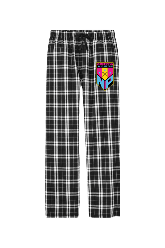 North Phoenix Lacrosse Adult Men's Flannel Plaid Pants Signature Lacrosse