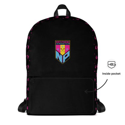 North Phoenix Lacrosse Travel Backpack Signature Lacrosse