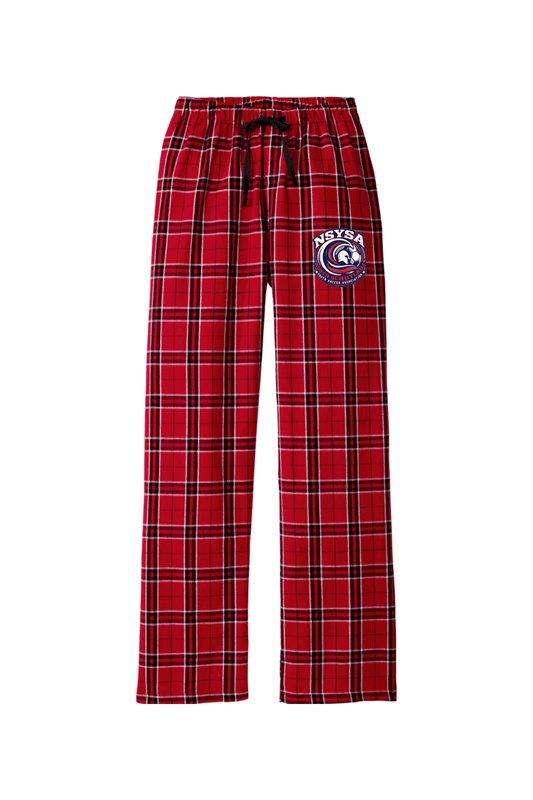 North Schuylkill Soccer Adult Women's Flannel Plaid Pants Signature Lacrosse