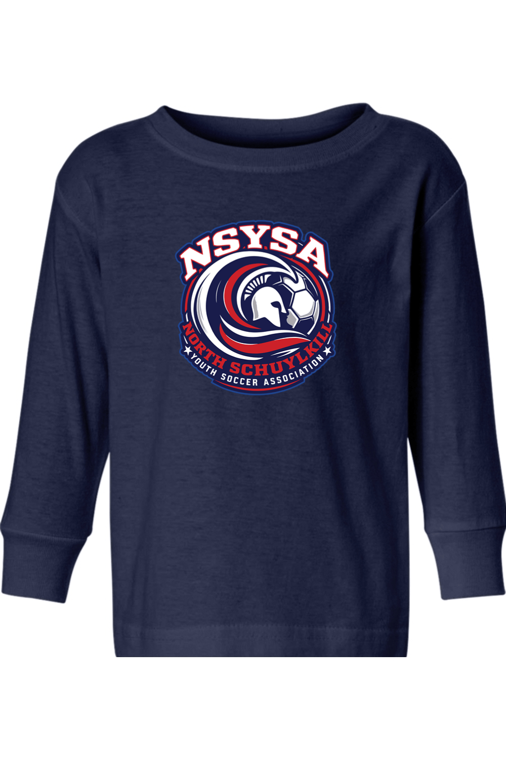 North Schuylkill Soccer Toddler Long Sleeve T-Shirt Signature Lacrosse