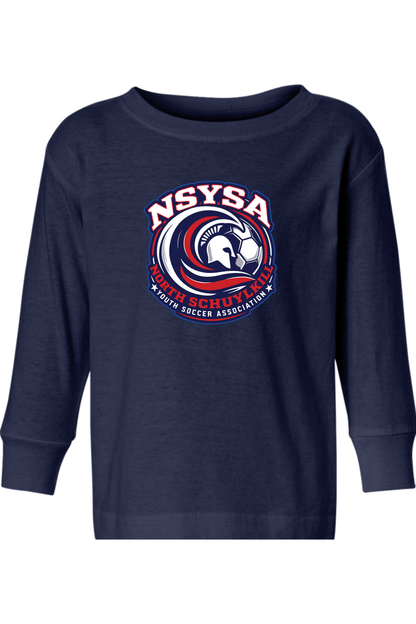 North Schuylkill Soccer Toddler Long Sleeve T-Shirt Signature Lacrosse