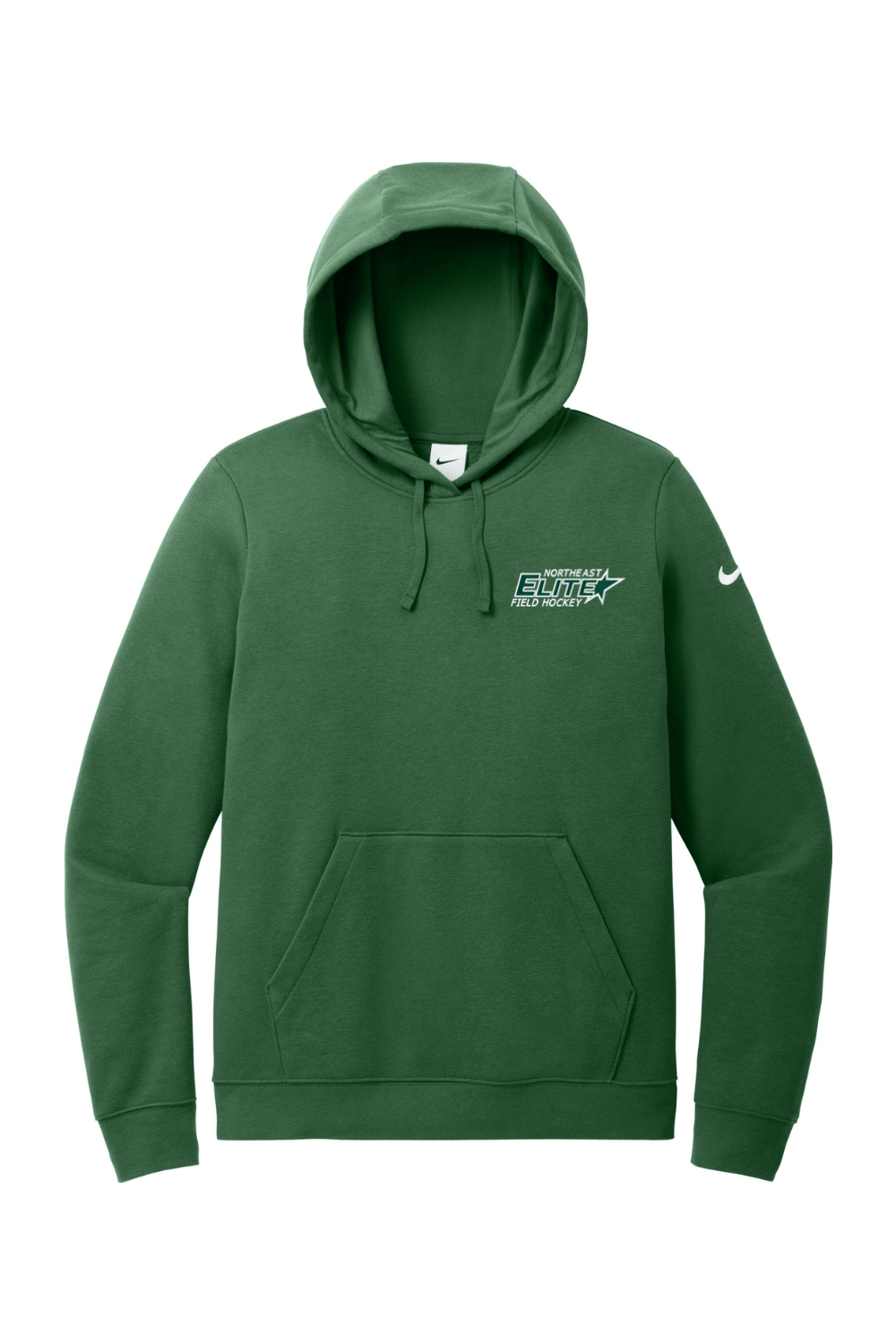 NorthEast Elite FH Nike Ladies Club Fleece Sleeve Swoosh Pullover Hoodie Signature Lacrosse