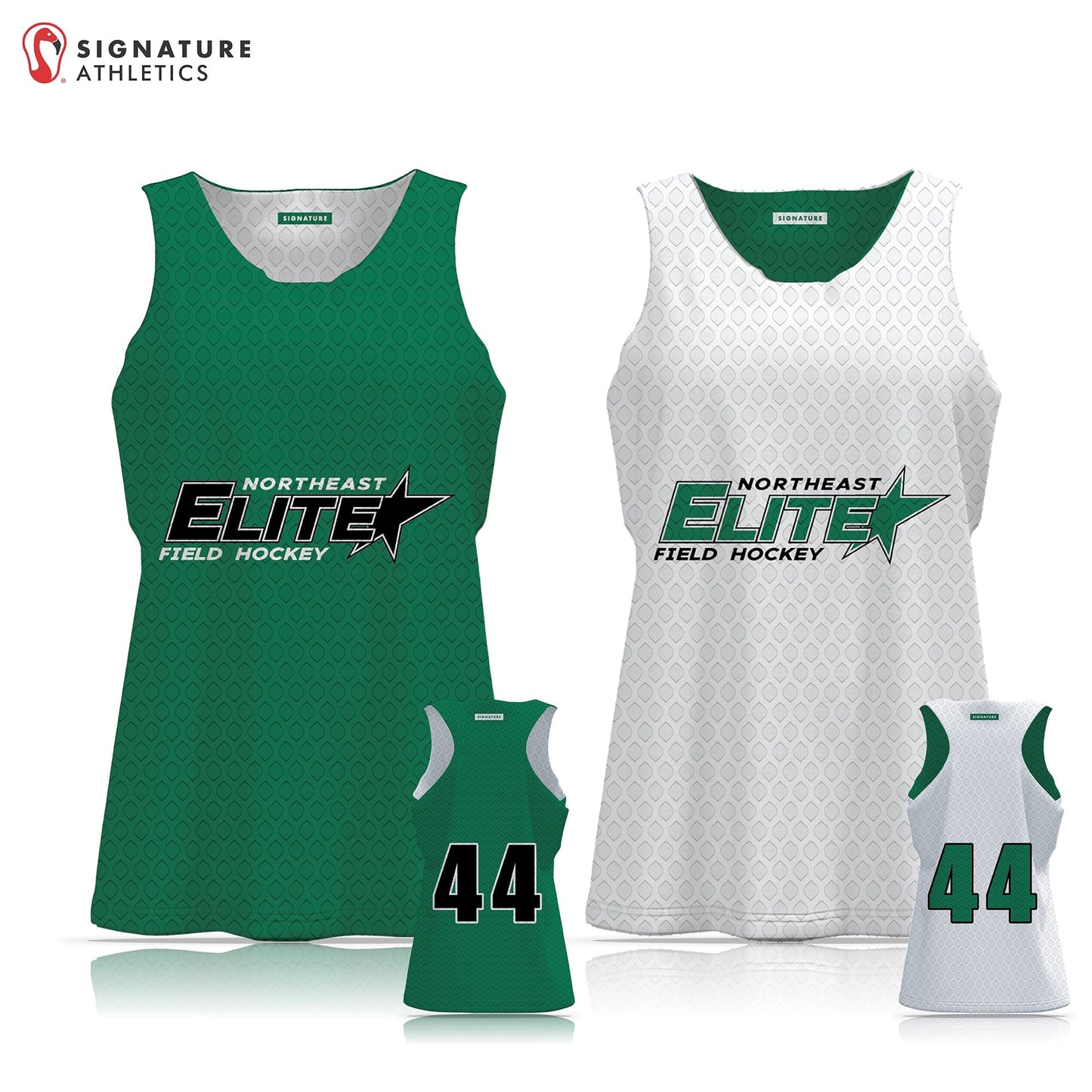 Northeast Elite Women's Reversible Pinnie: Northeast Elite Signature Lacrosse