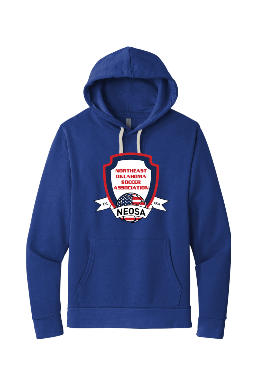 Northeast Oklahoma Soccer Association Adult Premium Lightweight Hoodie Signature Lacrosse
