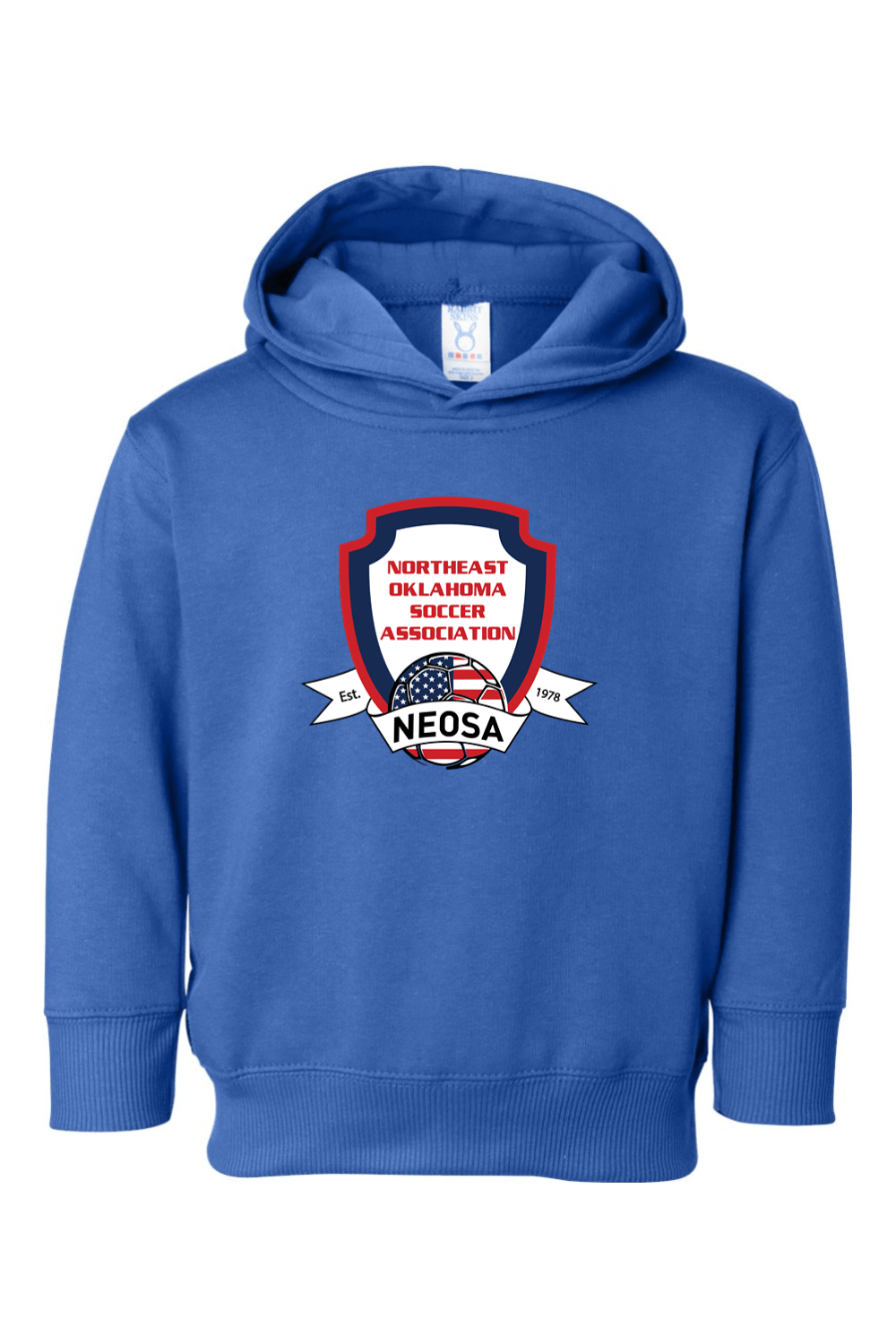 Northeast Oklahoma Soccer Association Toddler Fleece Hoodie Signature Lacrosse