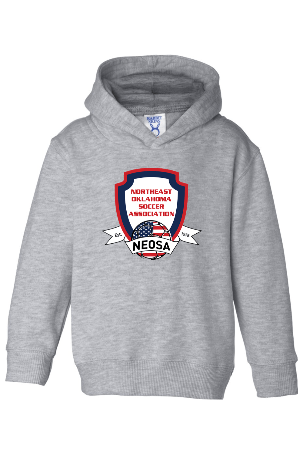 Northeast Oklahoma Soccer Association Toddler Fleece Hoodie Signature Lacrosse