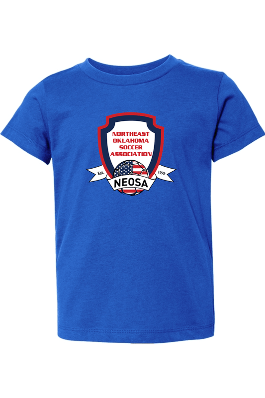 Northeast Oklahoma Soccer Association Toddler T-Shirt Signature Lacrosse