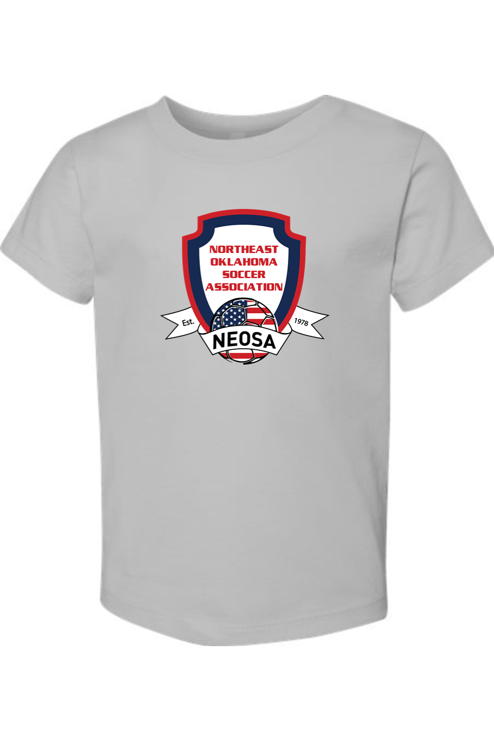 Northeast Oklahoma Soccer Association Toddler T-Shirt Signature Lacrosse