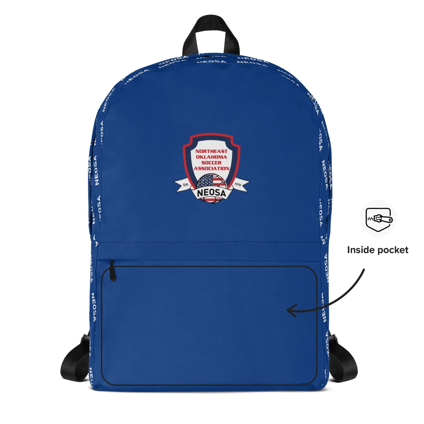 Northeast Oklahoma Soccer Association Travel Backpack Signature Lacrosse