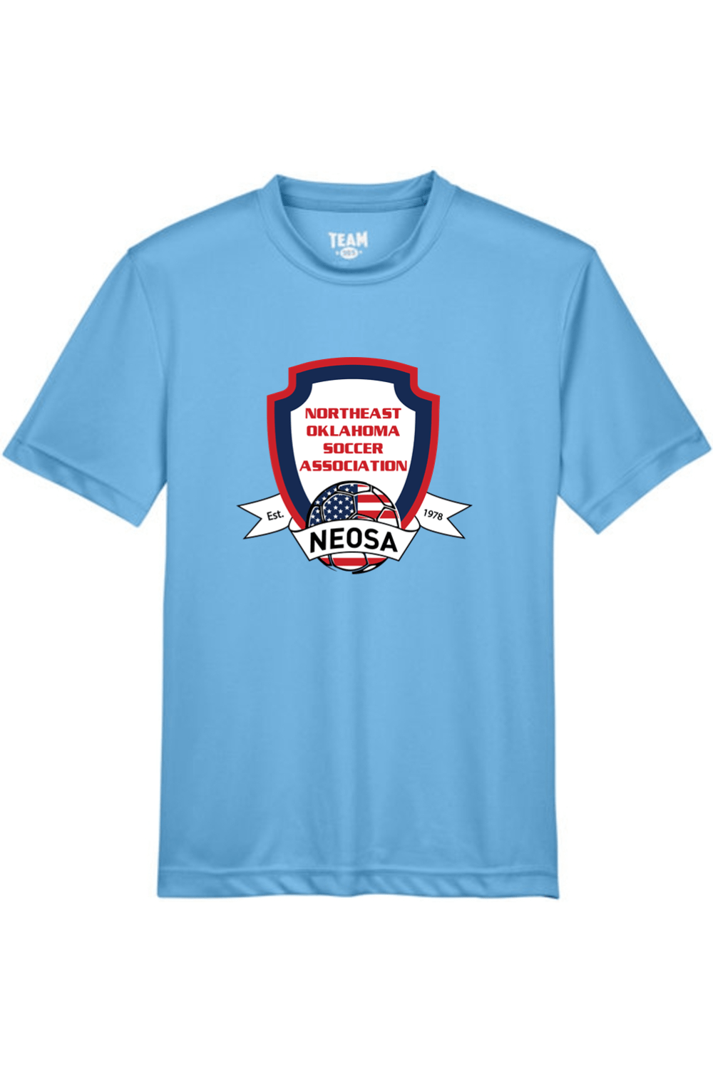 Northeast Oklahoma Soccer Association Youth Athletic T-Shirt Signature Lacrosse