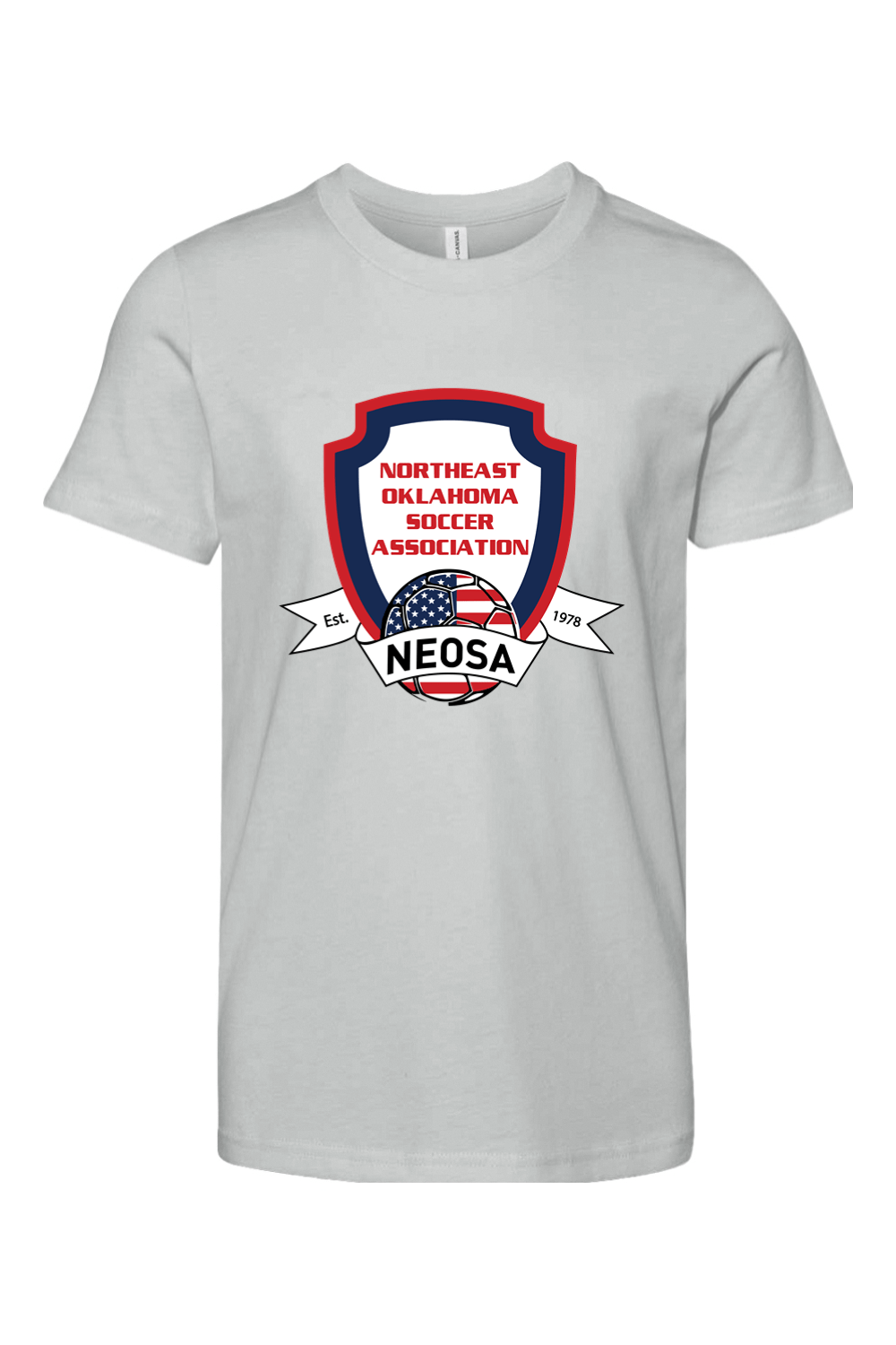 Northeast Oklahoma Soccer Association Youth Lifestyle T-Shirt Signature Lacrosse